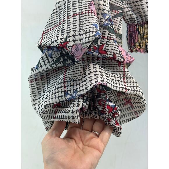 Live 4 Truth women’s S floral crop blouse balloon sleeves - Picture 4 of 10